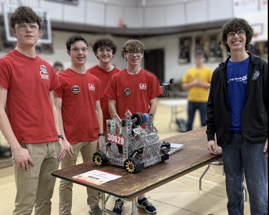 CALculated Risk team with competition robot
